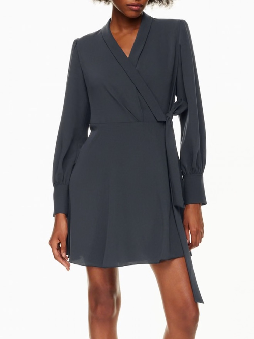 Babaton Hyde Mini Wrap Dress